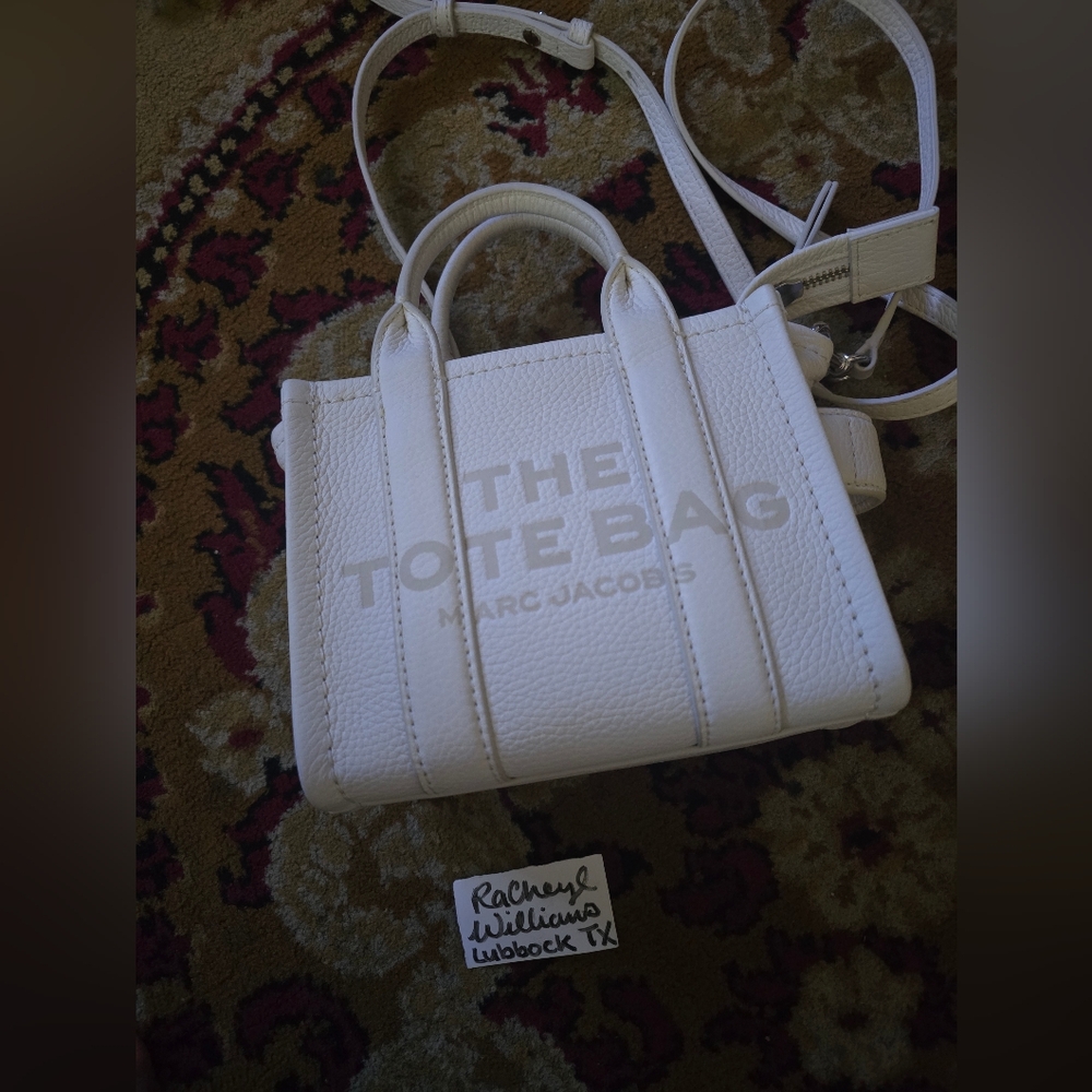 Marc Jacobs Micro White Tote Bag